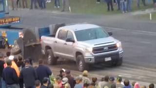 2014 TRD Toyota Tundra Truck Pull 7000lb Street Class [upl. by Iveson]