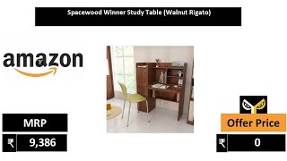 Spacewood Winner Study Table Walnut Rigato [upl. by Annet]