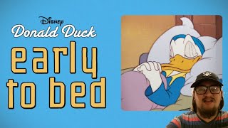 Donald Duck Early to Bed 1941  First Time Watching Can Donald Get Any Sleep [upl. by Nolte]