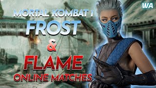 MIDSCREEN WALL COMBOS WITH FROST AND KITANA  KitanaFrost Mortal Kombat 1 Online Matches [upl. by Aznaed963]