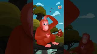 Asian Elephant Song Orangutan Bonobo Shorts ChuChuTV KidsSongs animalshorts endangeredanimals [upl. by Felty]