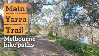 Main Yarra Trail  Melbourne bike ride [upl. by Tasiana]