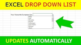 Excel How to create a drop down list  Part 1 [upl. by Baelbeer]