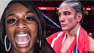 CLARESSA SHIELDS says she is the GWOAT and SERRANO amp TAYLOR only got views cause of MIKE TYSON [upl. by Casmey]