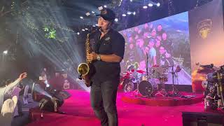 You raise me up tenor sax triumph motorcycle Hanoi party [upl. by Trebleda]