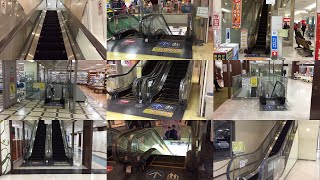 【三重県 四日市市】アピタ四日市店（ララスクエア四日市）のエスカレーター全２０基に乗ってみた！Escalator Apita Yokkaichi store Lalasquare Japan Mie [upl. by Rothschild]