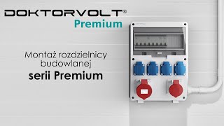 ROZDZIELNICA ELEKTRYCZNA BUDOWLANA DOKTORVOLT® PREMIUM  Montaż [upl. by Olney]