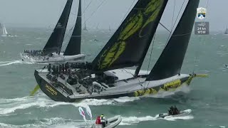 Sailing WoW ROLEX Fastnet StartDay 1 Highlights Report 1 Thomson Bekking Cammas Caudrelier more [upl. by Ellehciram]