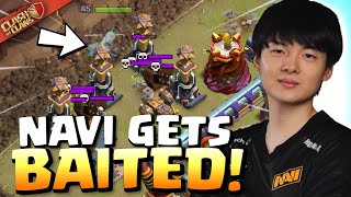 NAVI gets Baited on EVERY BASE NEW TH16 BASE META HAS ARRIVED Clash of Clans [upl. by Juan649]