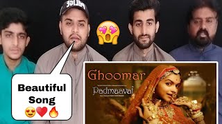 Pakistani Reaction on Ghoomar Song 🎵  Deepika Padukone [upl. by Yokoyama]