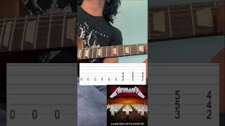 Disposable Heroes GuitarLesson amp Tabs  Metallica guitarlesson metallica masterofpuppets [upl. by Redmund746]