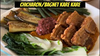 Chicharon or Bagnet Kare Kare  Delicious Crispy version of Kare Kare with Bagoong Alamang [upl. by Aseela921]