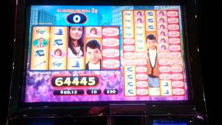 Ferris Buellers Day Off slot machine bonus BIG WIN Coushatta [upl. by Rasure]