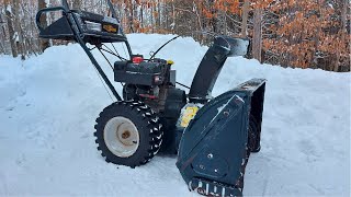 My Old Snowblower Still Getting the Job Done  Yardworks 30 Inch 105HP [upl. by Marchak]