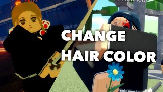 How To Change Your Hair Color  Demon Slayer RPG 2 [upl. by Everrs]