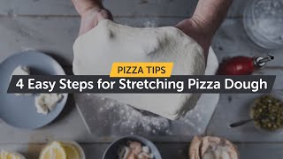 How to Stretch Pizza Dough  4 Super Easy Steps Revealed [upl. by Bourque]