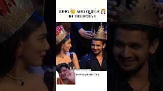 king and queen Bigg Boss ott 3 queen and king 👑 biggboss bigbossoot3 funny song news comedy [upl. by Algie432]