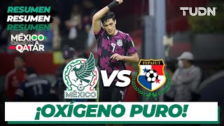 Resumen y goles  México vs Panamá  ELIMINATORIA Qatar 2022  TUDN [upl. by Sirron]