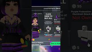 6K ROBUX SHOPPING SPREE Buying my dream fits [upl. by Arondel]