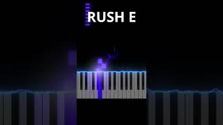 Rush E EASY PIANO TUTORIAL [upl. by Petrine165]