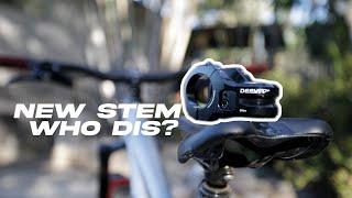 INSTALLING A NEW MTB STEM  DMR Defy50 [upl. by Asabi]