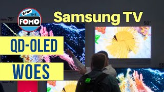 Samsung QDOLED TV Demo Falls Short at CES CB49 [upl. by Deevan]