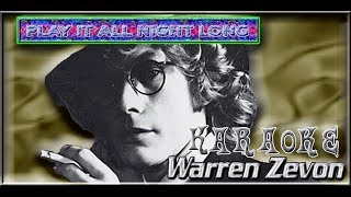 Warren Zevon  Karaoke Of Play It All Night Long [upl. by Hendren]