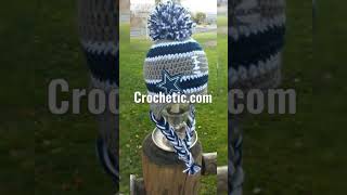 Cowboy crochet hat pattern free [upl. by Ahsenot369]