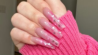 Acrylic Nails Tutorial  Ombré Marble With Encapsulated Nail Art For Beginners [upl. by Jeniffer]