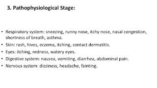 3 Stages in the Mechanism of Allergies ID100727 [upl. by Eves]