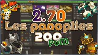 271  BILAN PANOPLIES 200 PVM  Dofus [upl. by Alilak50]