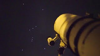 Orion Nebula and Betelgeuse Live View through my Telescope [upl. by Ybok780]