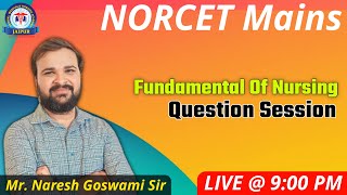 NORCET Pre  FON Questions Session Class By Mr Naresh Sir [upl. by Neruat]