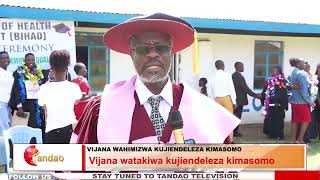 VIJANA WAHIMIZWA KUJIENDELEZA KIMASOMO [upl. by Ahsocin]