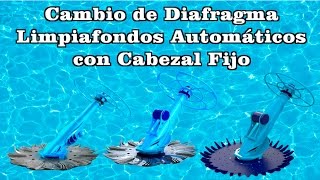 Cambio de Diafragma Limpiafondos Automáticos con Cabezal Fijo [upl. by Esbensen]