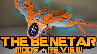 LEGO 76193 THE GUARDIANS SHIP THE BENTAR MODS amp REVIEW INTERIOR BED SEETHROUGH REAR WINDOW [upl. by Pelletier]