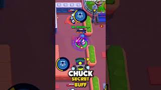 CHUCK SECRET BUFF brawlstars shorts [upl. by Hazem263]