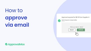 How to Approve by Email [upl. by Noemad]