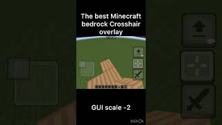 The best Minecraft bedrock crosshair overlay hive minecraft bedwars [upl. by Akierdna172]