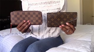 Louis Vuitton Sarah Vs Clemence Wallet ProsCons [upl. by Linders]