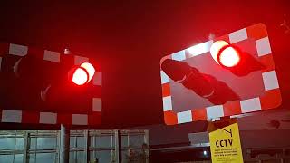 night shotmisuse antrim station level crossing co antrim 311024 [upl. by Atniuqal]