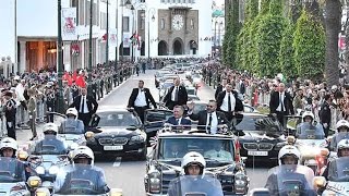 Le Roi Abdallah II de Jordanie en visite officielle au Maroc [upl. by Corabella]