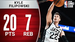 Jazz Rookie Kyle Filipowski SHINES In Summer League 👀 [upl. by Shere]