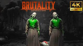 MK1 Ghostface All Brutalities Mortal Kombat 1 4k 60fps [upl. by Pierette75]