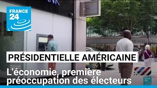 Présidentielle américaine  léconomie première préoccupation des électeurs • FRANCE 24 [upl. by Rosdniw]