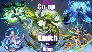 Random coop Kinich Kokomi Neuvillette amp Xilonen vs Apep [upl. by Haimes]