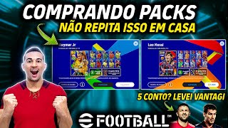 CONTRATANDO OS PACKS DELUXE JOGADOR POR 5 REAIS E MUITOS BAGRES NO EFOOTBALL NEW VERSION 400 [upl. by Arimay]