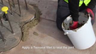 How to seal secant piles using Premcrete Maxiprufe and Hydroseal FX [upl. by Nealah]