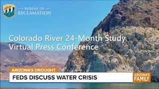 Feds discuss the water crisis in the west as cuts are expected for Arizona [upl. by Tessy668]