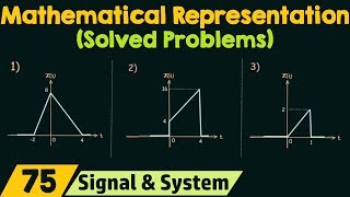 Mathematical Representation of Signal Waveforms Solved Problems [upl. by Melitta]